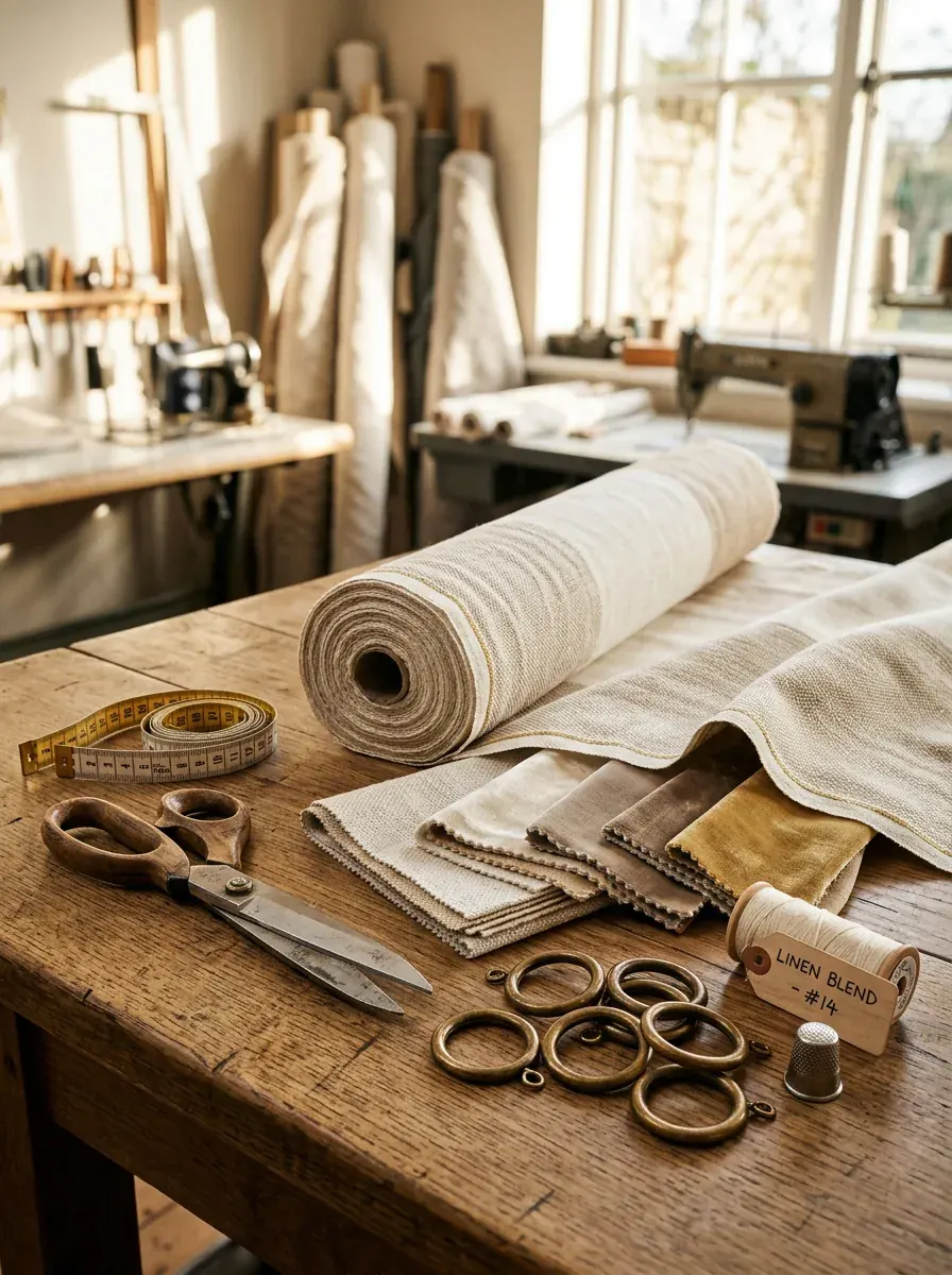 Curtain craftsmanship detail