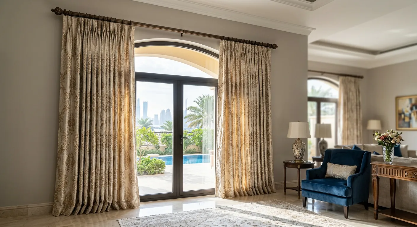 Jacquard curtains